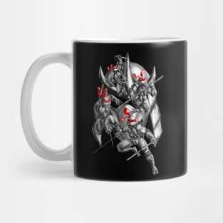 B/W Teenage Mutant Ninja Turtles Mug